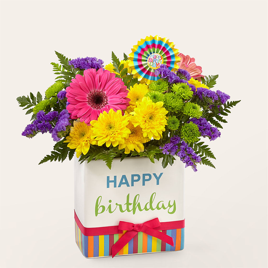 Birthday Brights Bouquet – Leekers Floral, Park City KS