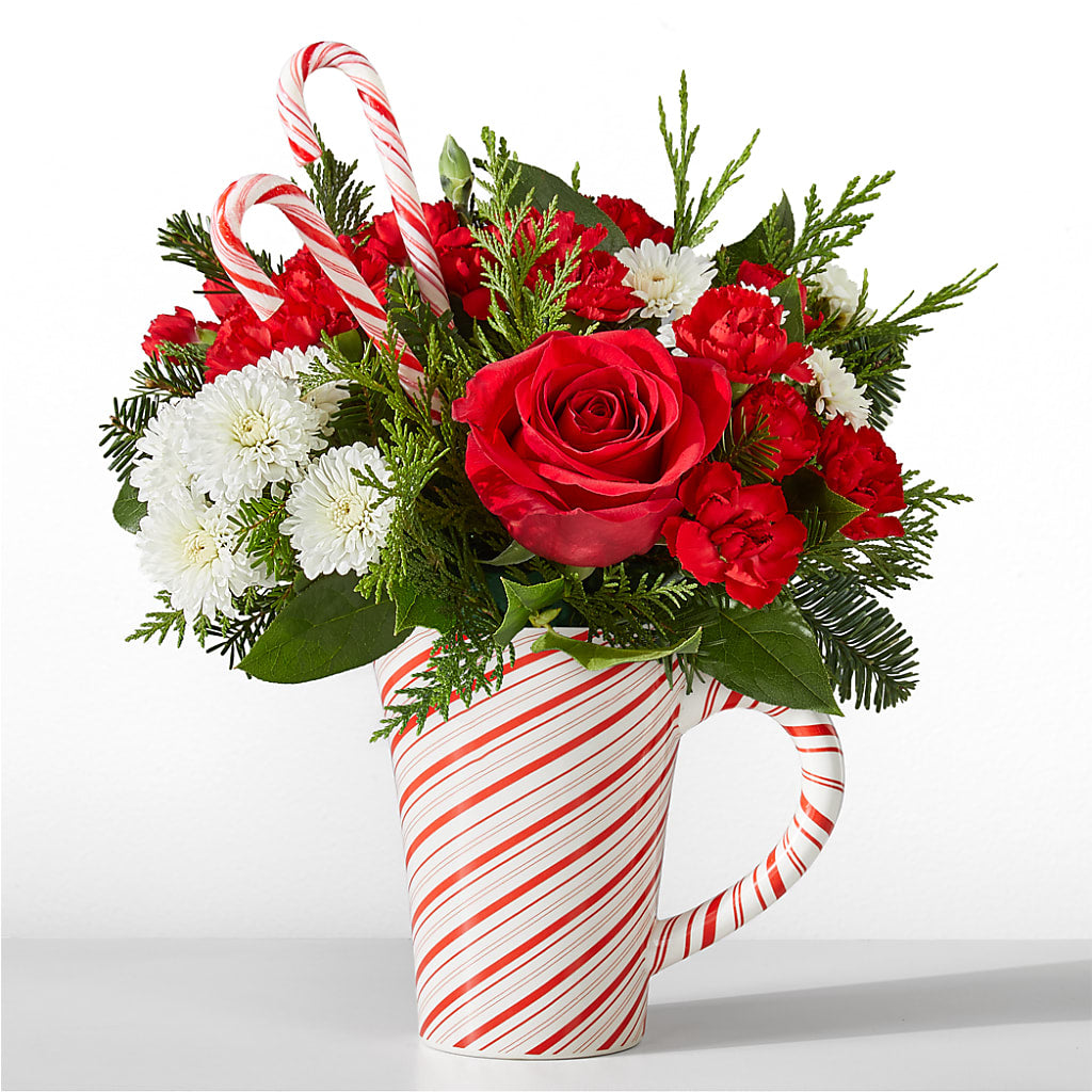 Peppermint Swirl Mug – Leekers Floral, Park City KS