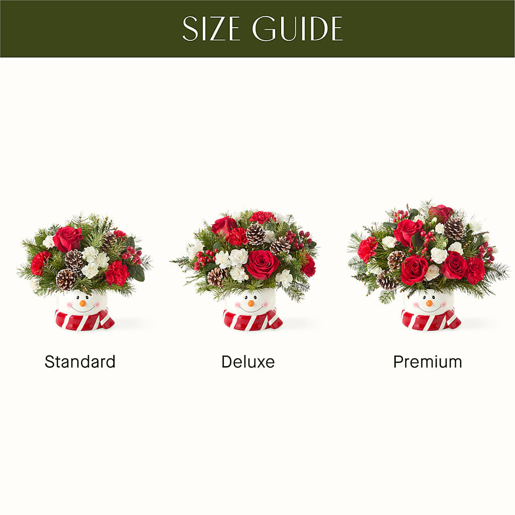 Jolly Snowman Bouquet – Leekers Floral, Park City KS