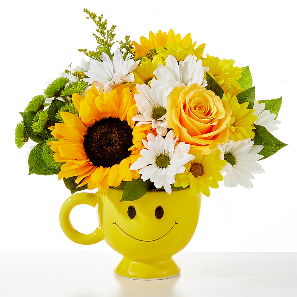 Be Happy Bouquet – Leekers Floral, Park City KS