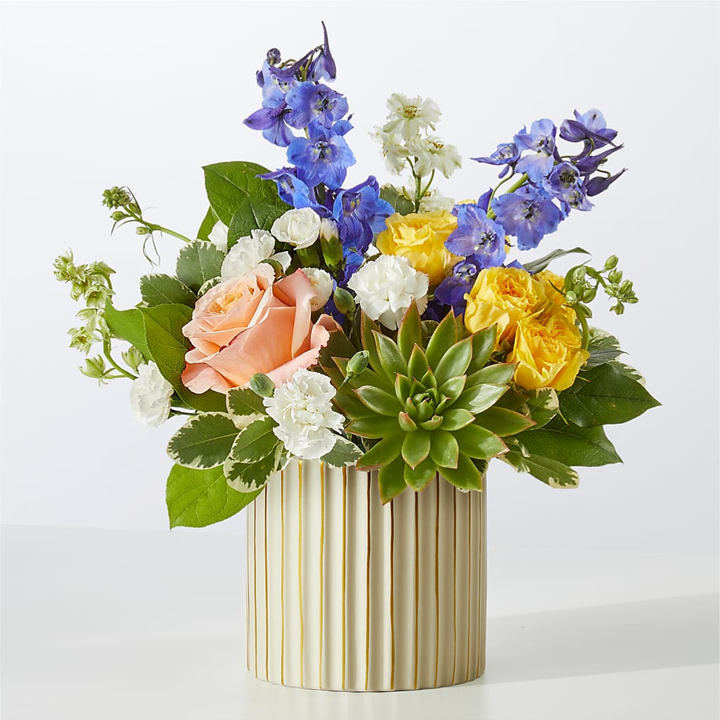 Cobalt Reverie Bouquet – Leekers Floral, Park City KS
