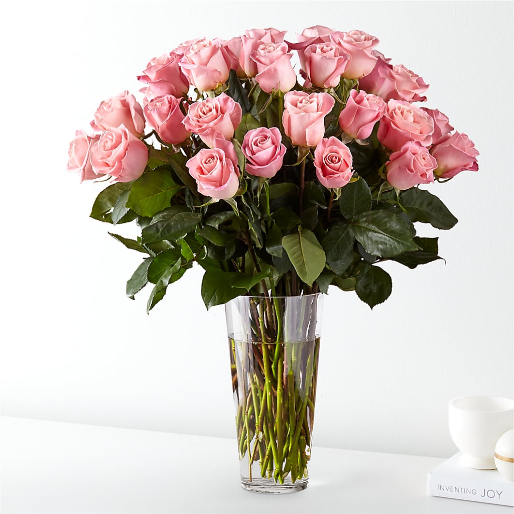 Long Stem Pink Rose Bouquet – Leekers Floral, Park City KS