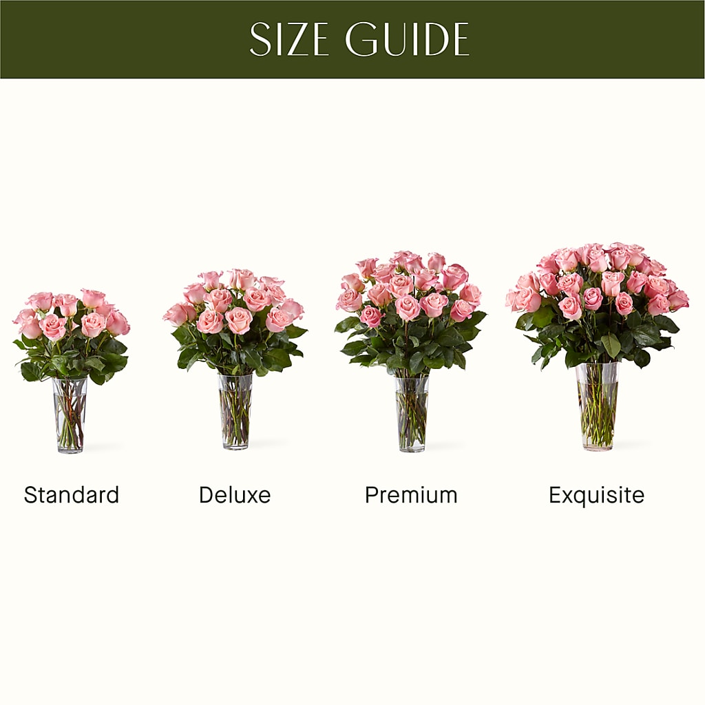 Long Stem Pink Rose Bouquet – Leekers Floral, Park City KS