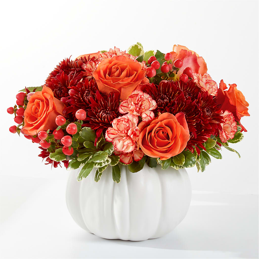 Autumn Air Pumpkin Bouquet – Leekers Floral, Park City KS
