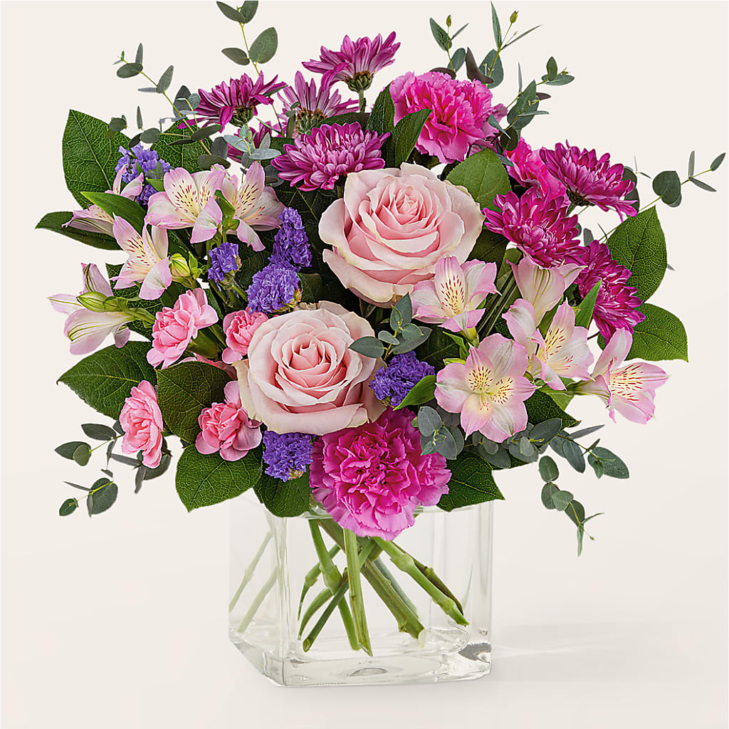 Rosy Radiance Bouquet – Leekers Floral, Park City KS