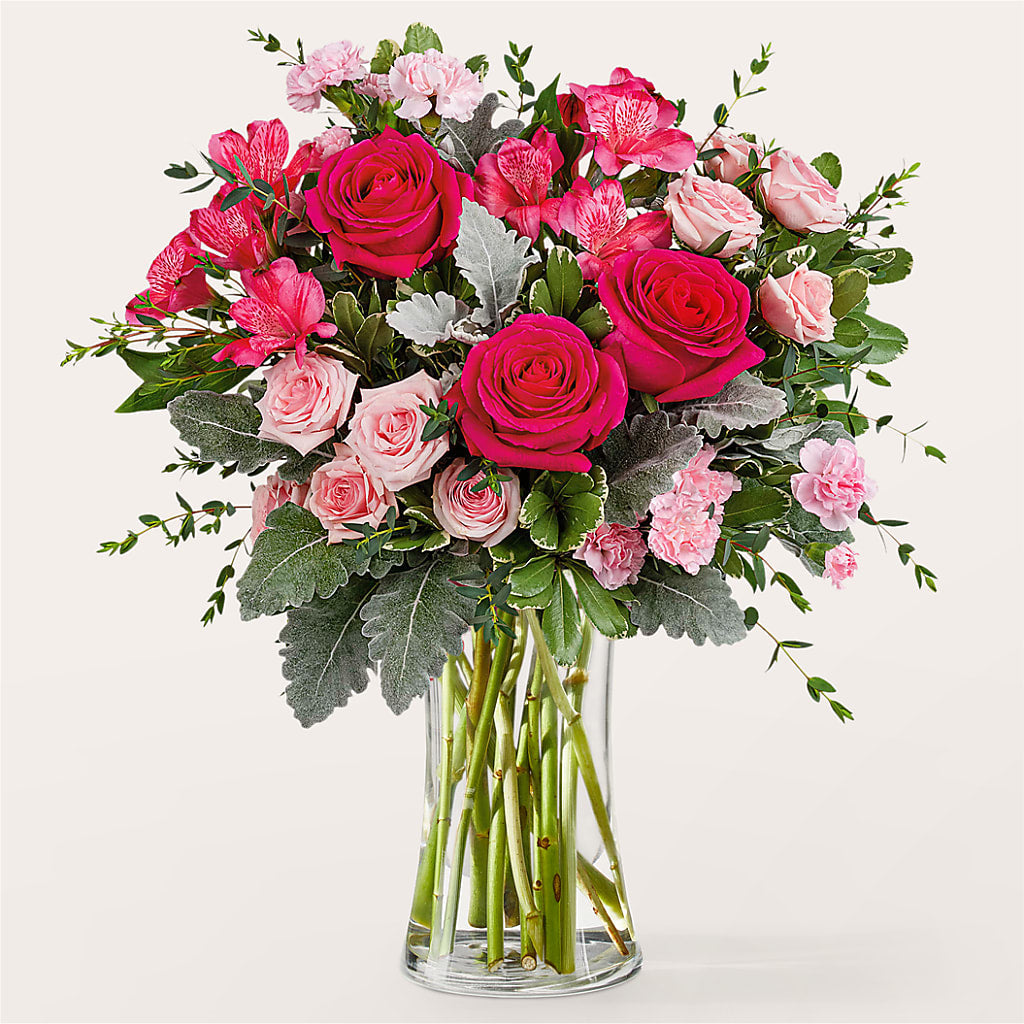 Tickled Pink Bouquet – Leekers Floral, Park City KS
