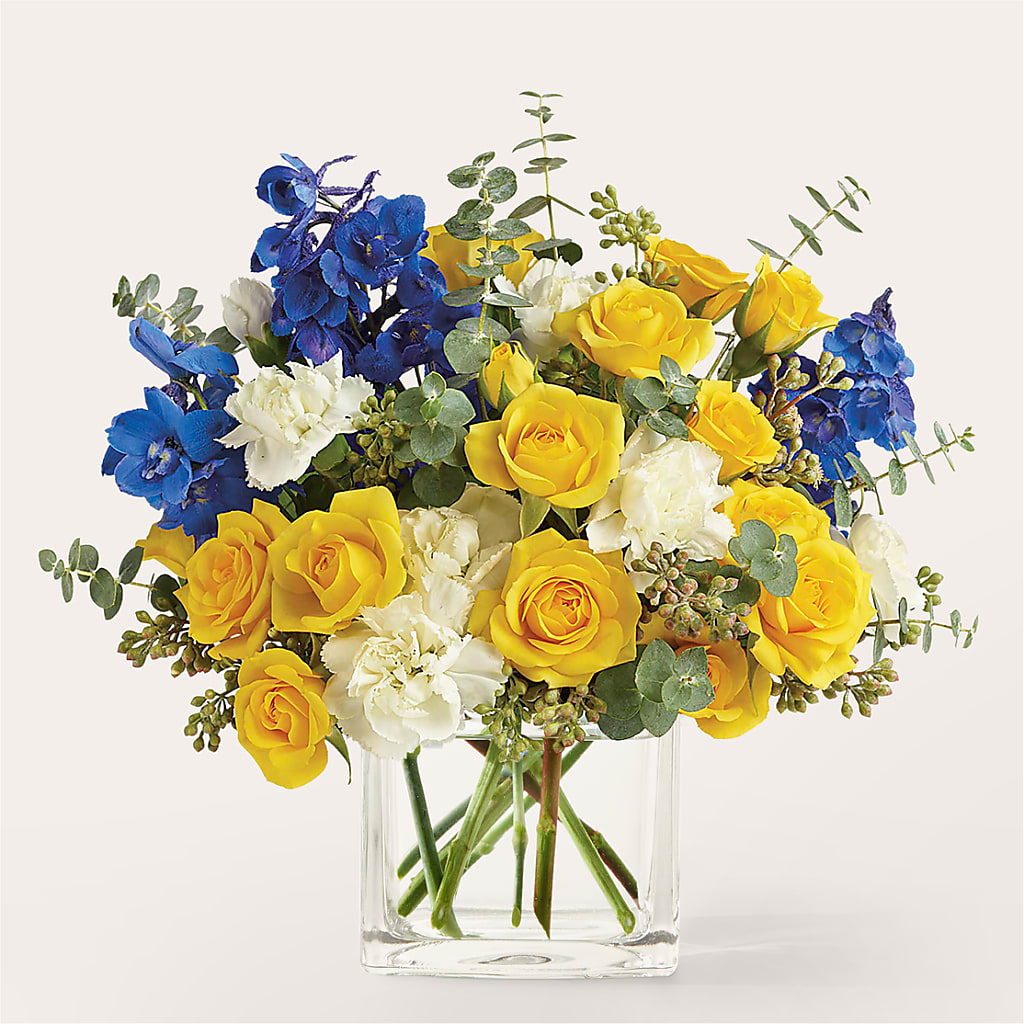 Sparkling Citrine Bouquet – Leekers Floral, Park City KS