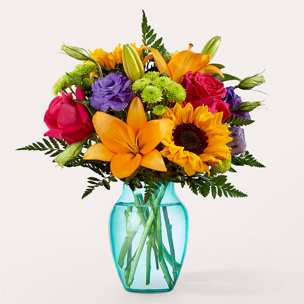 Double Rainbow Bouquet – Leekers Floral, Park City KS
