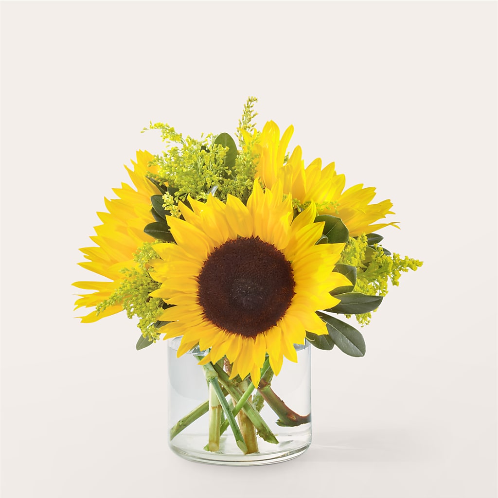 Beaming Sunflower Bouquet – Leekers Floral, Park City KS