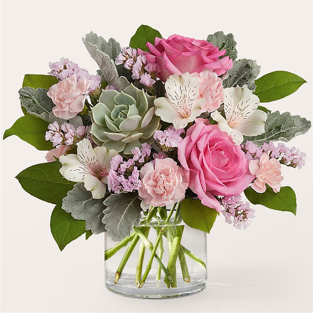 Dusty Rose Bouquet – Leekers Floral, Park City KS
