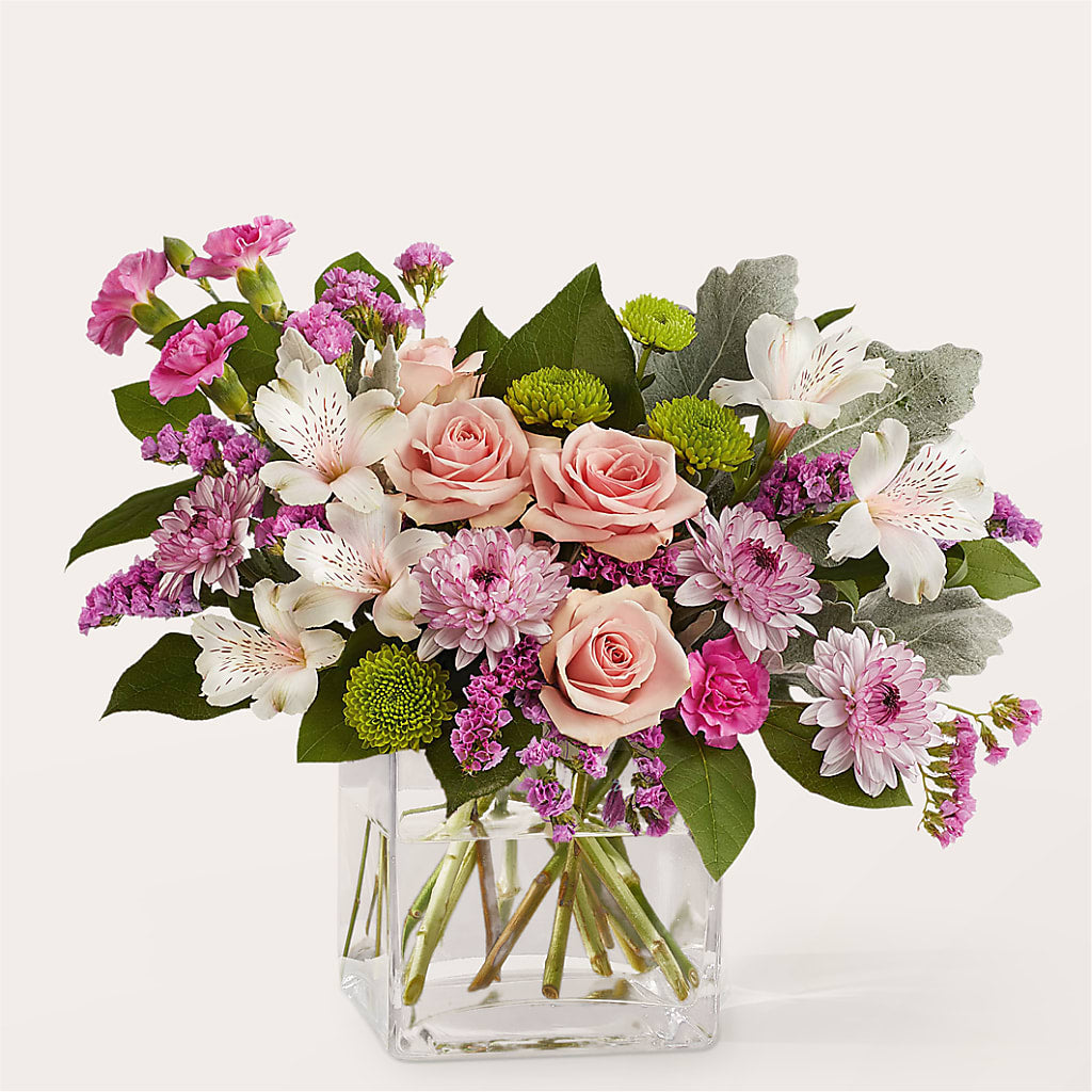 Pink Suede Bouquet – Leekers Floral, Park City KS