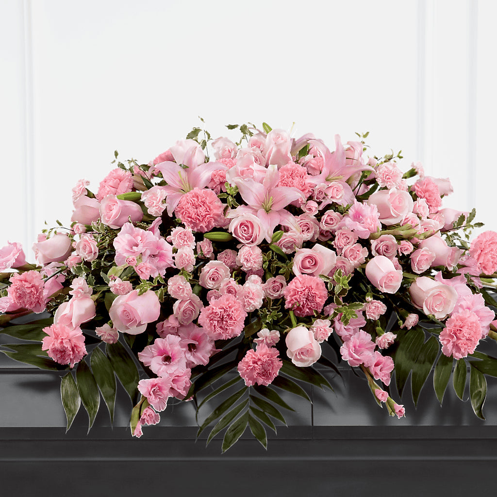 Garden of Comfort Casket Spray (Standard) – Leekers Floral, Park City KS