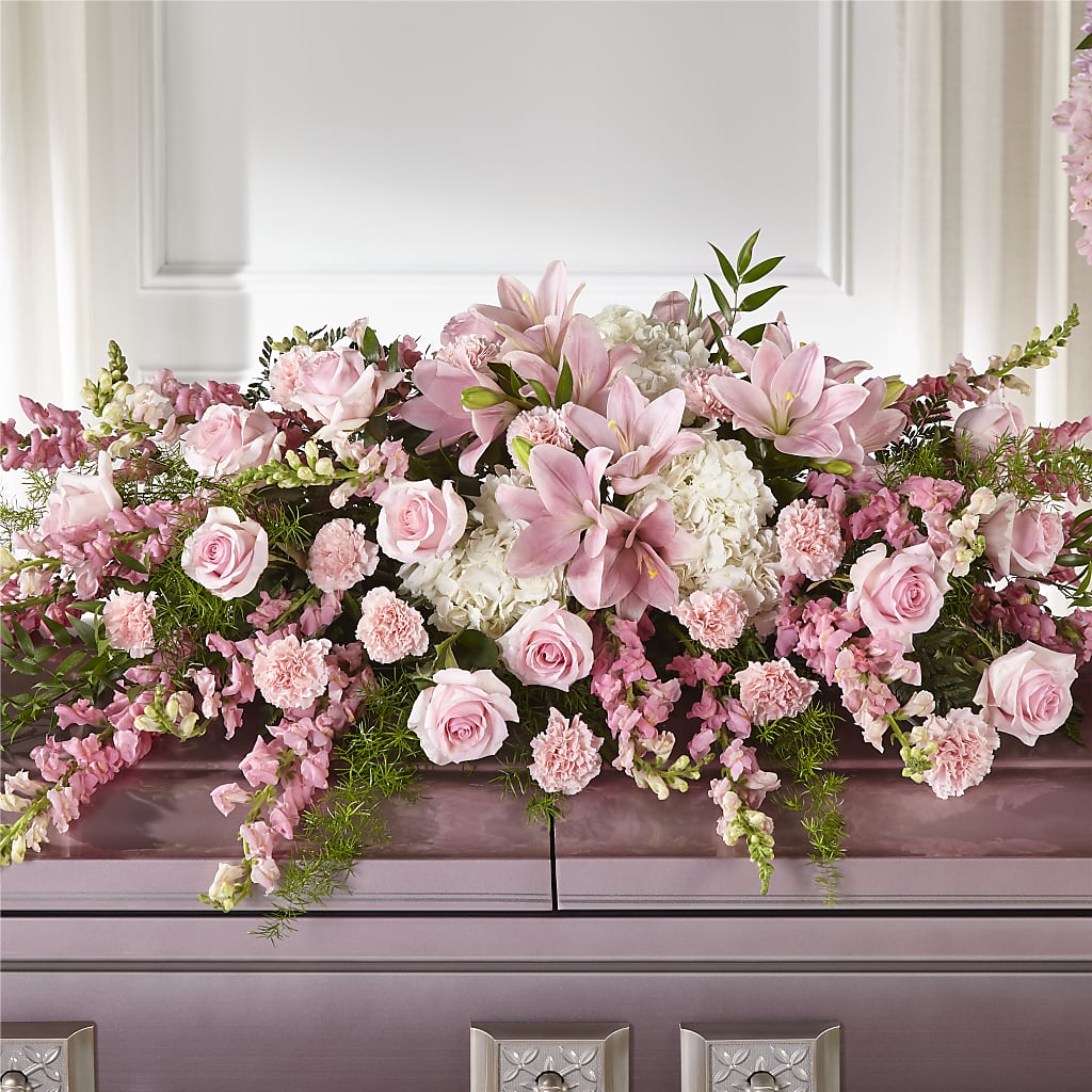 Life & Remembrance Casket Spray – Leekers Floral, Park City KS