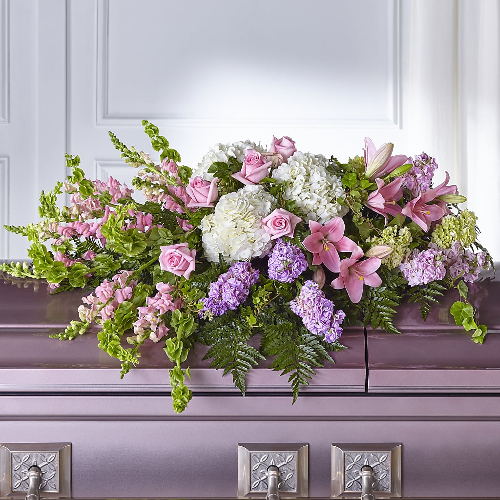 Life's Gratitude Casket Spray – Leekers Floral, Park City KS