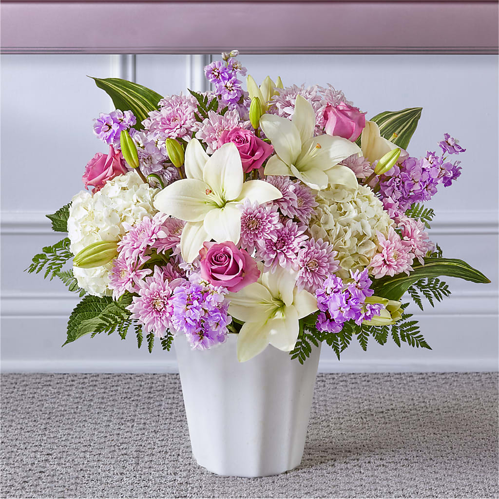 Heaven Sent Floor Basket – Leekers Floral, Park City KS