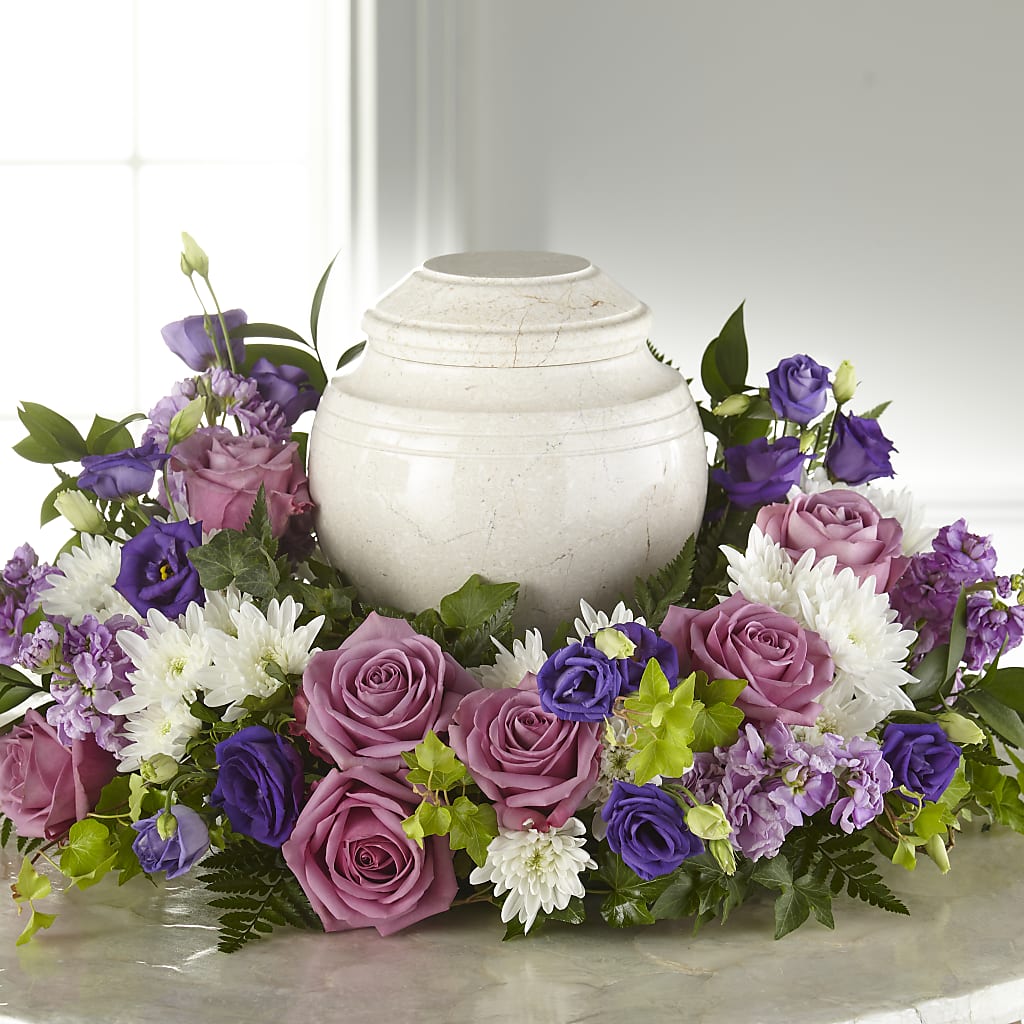 Blooming Sympathy Cremation Adornment – Leekers Floral, Park City KS