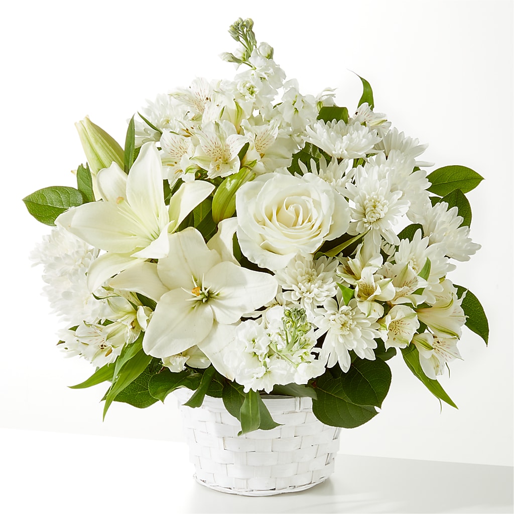 Peaceful Reflections Arrangement – Leekers Floral, Park City KS