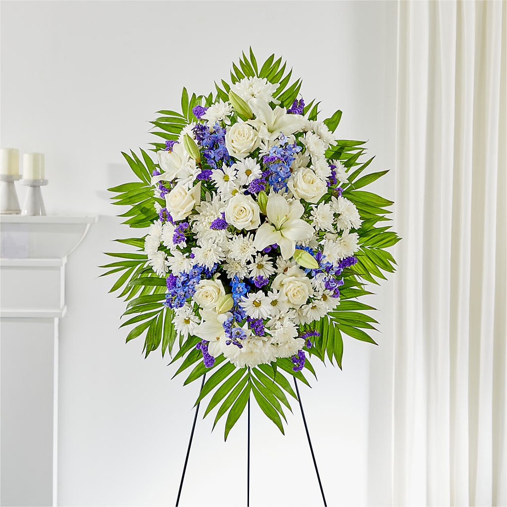 At Rest Standing Spray – Leekers Floral, Park City KS