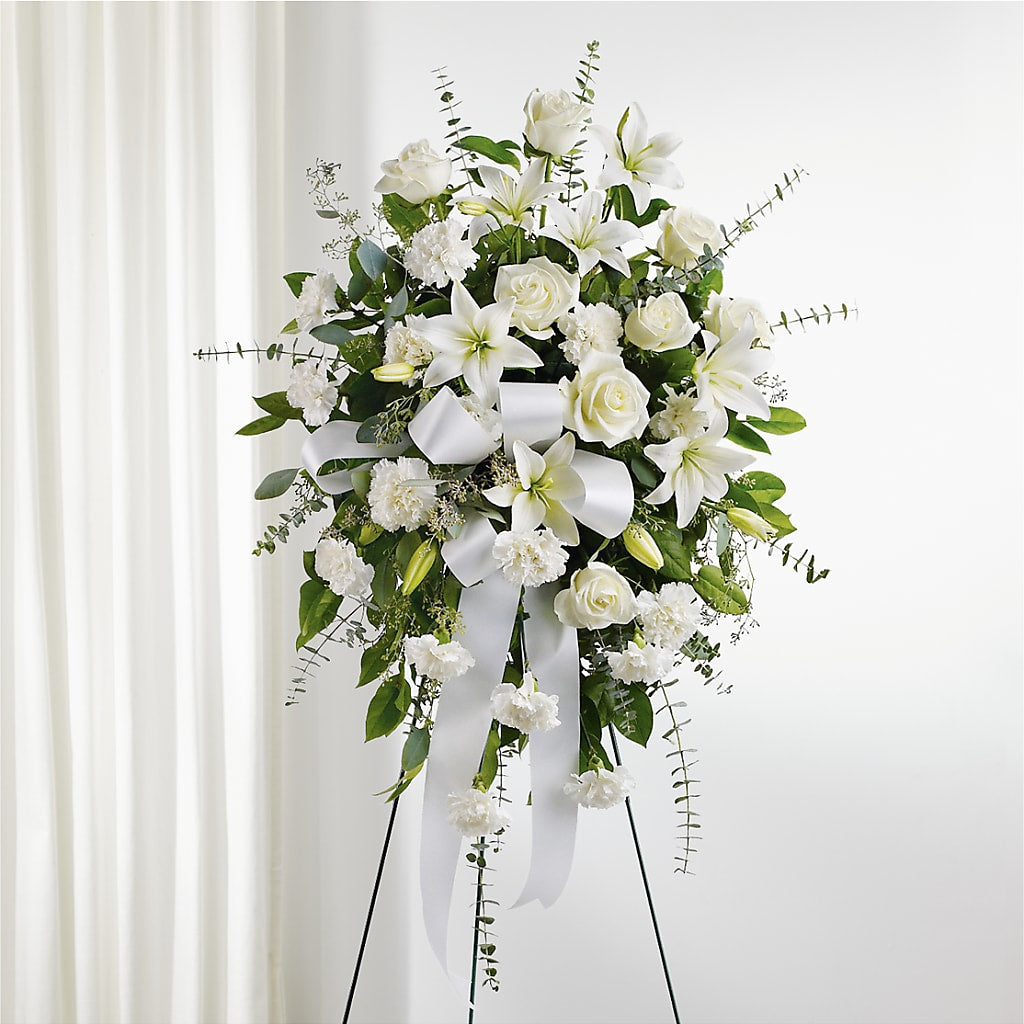 With Care Standing Spray – Leekers Floral, Park City KS