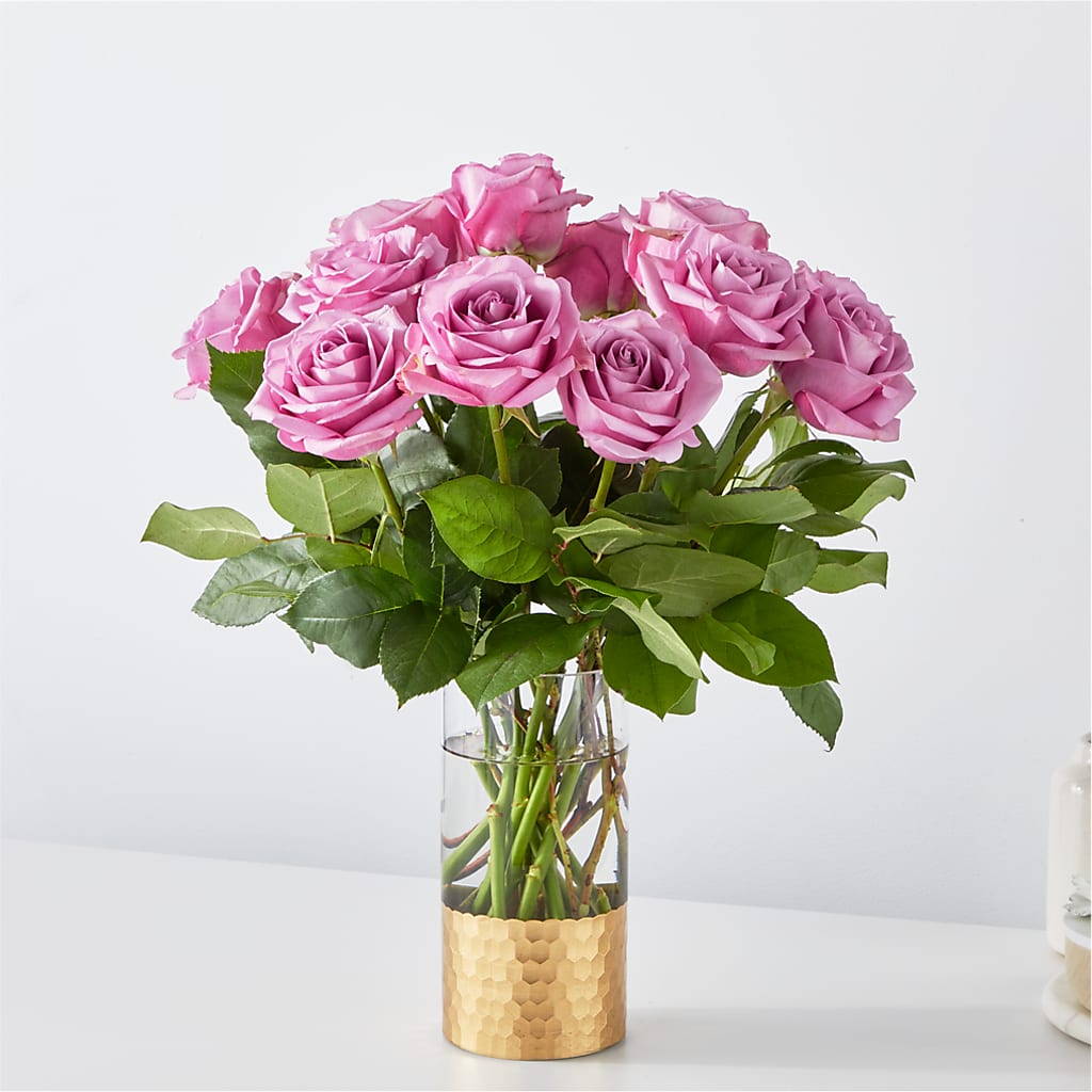 Secret Admirer Lavender Rose Bouquet – Leekers Floral, Park City KS