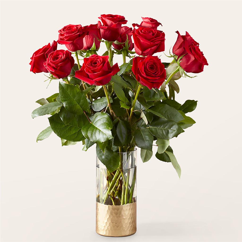 Classic Love Red Rose Bouquet – Leekers Floral, Park City KS