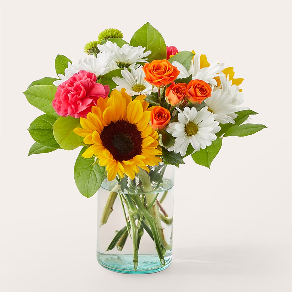 Sun-drenched Blooms Bouquet – Leekers Floral, Park City KS