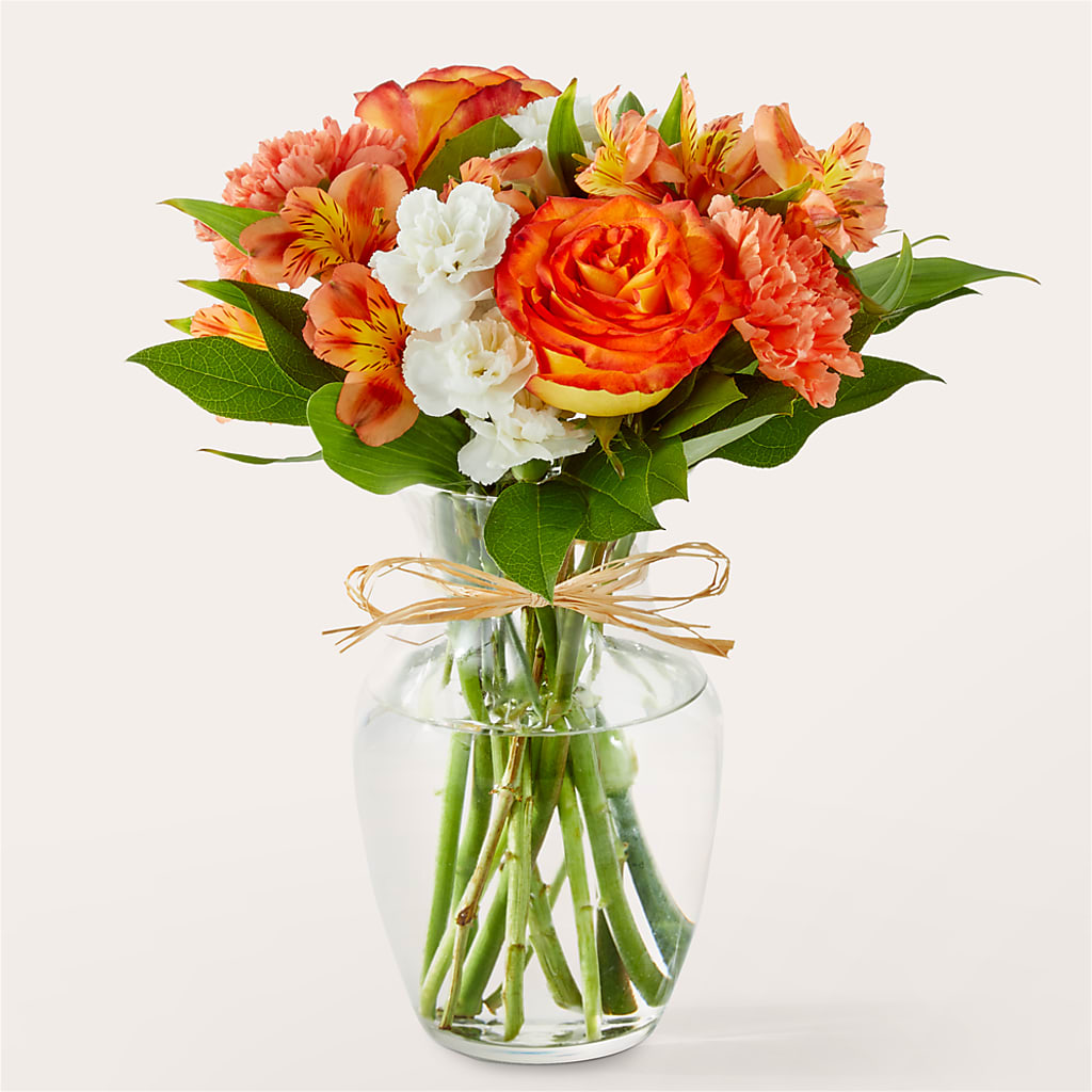 Apricot Glow Bouquet – Leekers Floral, Park City KS