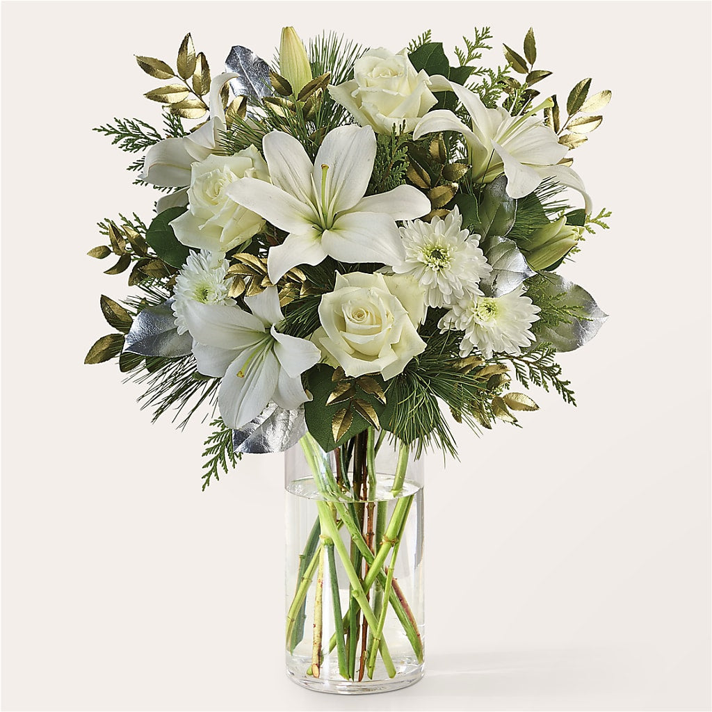 Wintry Mix Bouquet – Leekers Floral, Park City KS