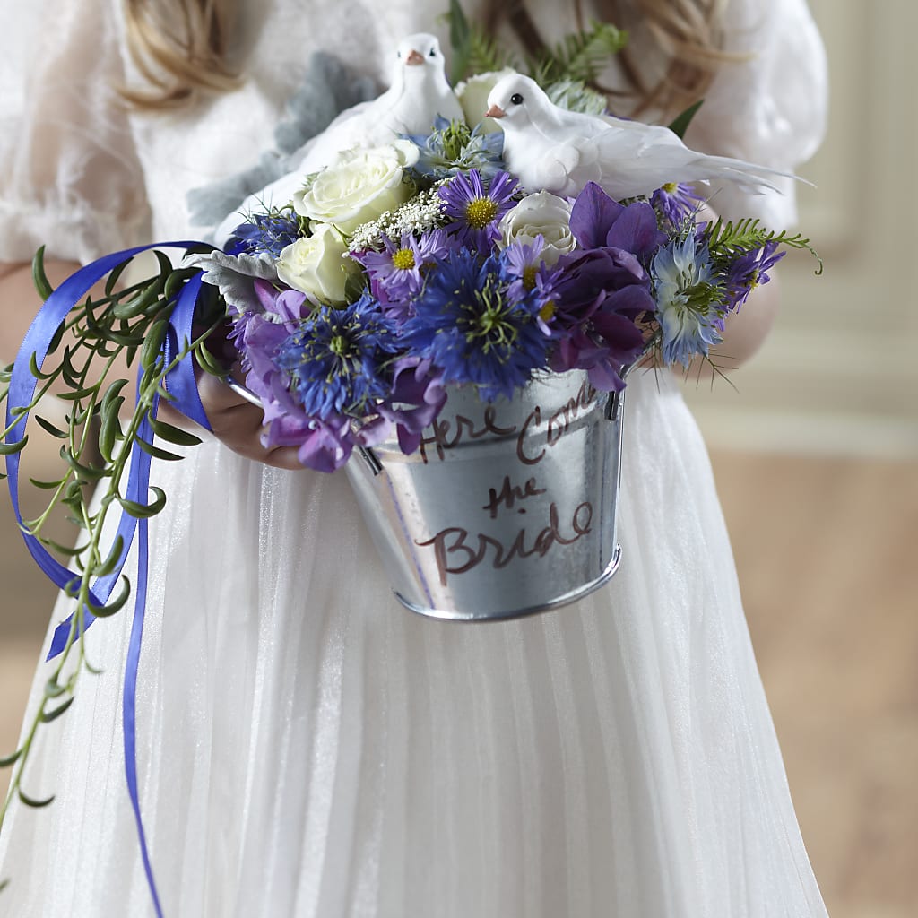 Enchantment Flower Girl Arrangement – Leekers Floral, Park City KS
