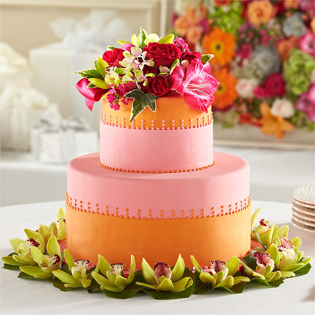 Sweet Citrus Cake Decor – Leekers Floral, Park City KS