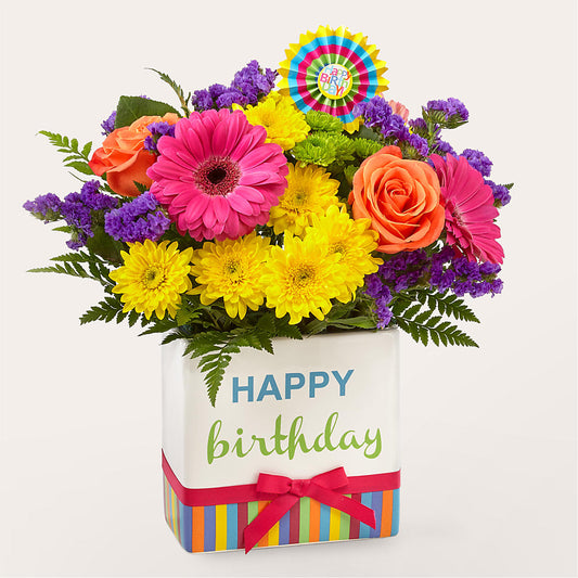 Birthday Brights Bouquet –  Leekers Floral, Park City KS