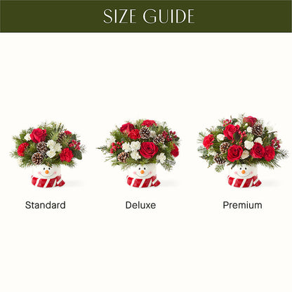 Jolly Snowman Bouquet –  Leekers Floral, Park City KS