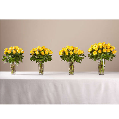 Long Stem Yellow Rose Bouquet –  Leekers Floral, Park City KS