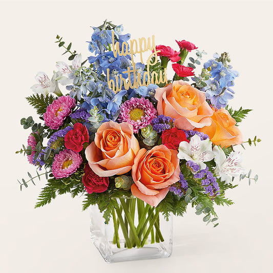 Birthday Bash Bouquet –  Leekers Floral, Park City KS