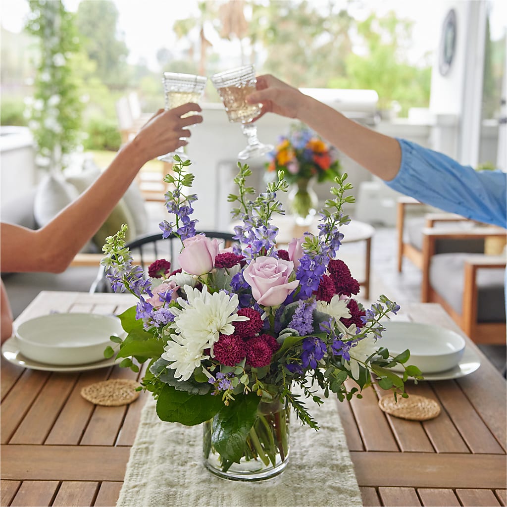 Violet Frost Bouquet –  Leekers Floral, Park City KS