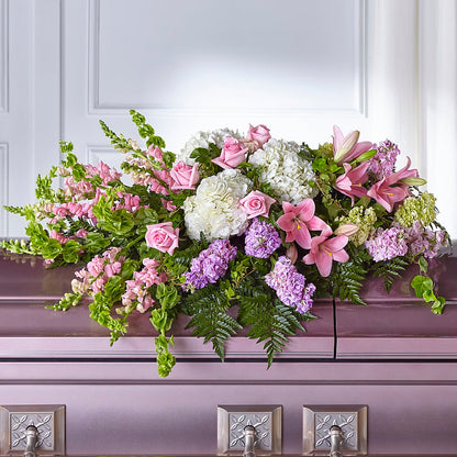 Life's Gratitude Casket Spray –  Leekers Floral, Park City KS