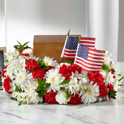 Spirit of Patriotism Cremation Adornment –  Leekers Floral, Park City KS