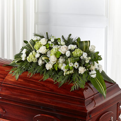 Hopeful Gesture Casket Spray –  Leekers Floral, Park City KS
