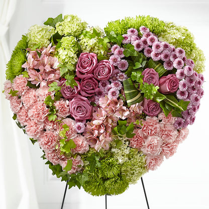 Heartwarming Standing Heart –  Leekers Floral, Park City KS