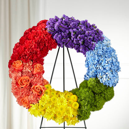 Circle of Love Wreath –  Leekers Floral, Park City KS
