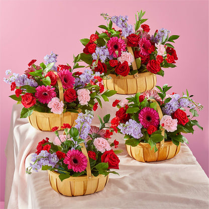 Pink Picnic Basket –  Leekers Floral, Park City KS