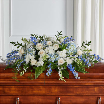 Timeless Essence Casket Spray –  Leekers Floral, Park City KS