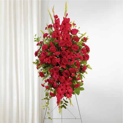 From the Heart Standing Spray –  Leekers Floral, Park City KS
