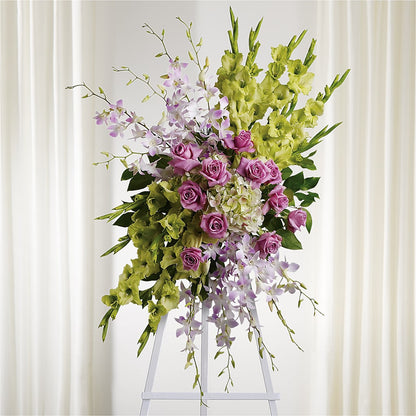 Lasting Legacy Standing Spray –  Leekers Floral, Park City KS