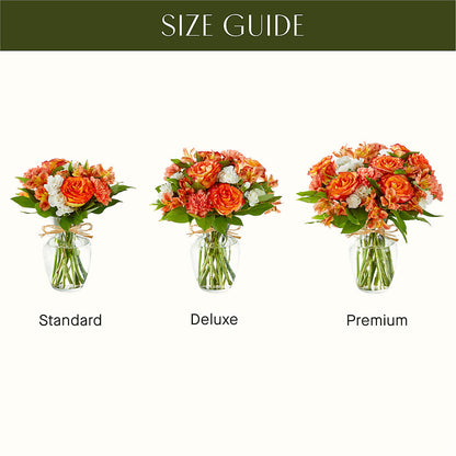 Apricot Glow Bouquet –  Leekers Floral, Park City KS