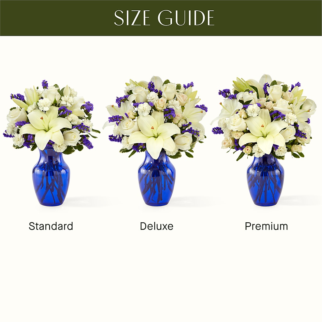 Sapphire Rush Bouquet –  Leekers Floral, Park City KS