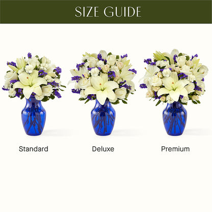 Sapphire Rush Bouquet –  Leekers Floral, Park City KS
