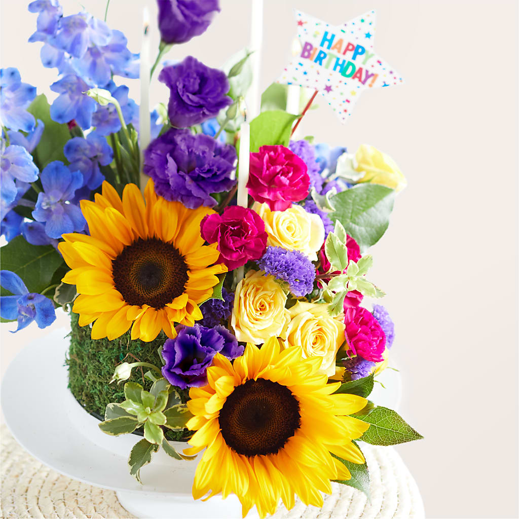 Star of the Day Floral Cake –  Leekers Floral, Park City KS