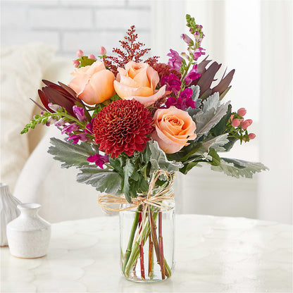 Moody Hues Bouquet –  Leekers Floral, Park City KS