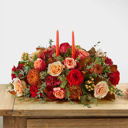 Gather Near Centerpiece –  Leekers Floral, Park City KS